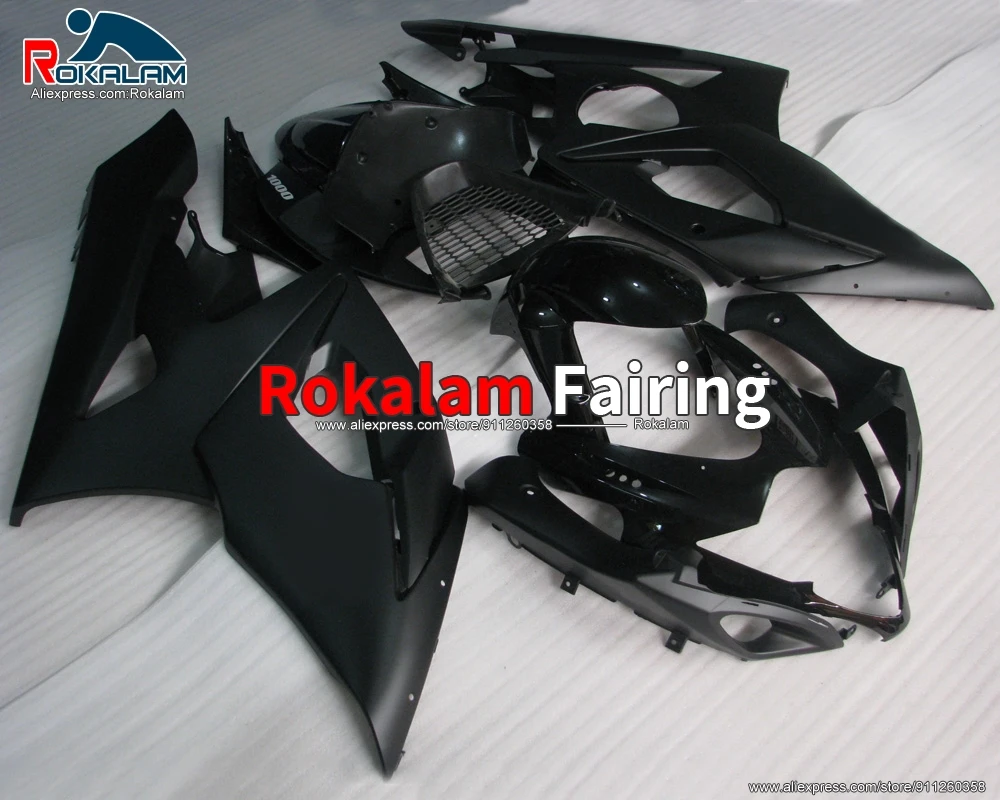 

Корпуса для Suzuki GSXR1000 K5 2005 05 GSXR1000 2006 06, полностью черный комплект обтекателя для автобайка (литье под давлением)