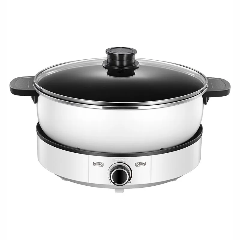 

220V 5L Electric Hot Pot Split Large-capacity Multi-function Cooking Pot Frying And Cooking Machine EU/AU/UK/US Plug