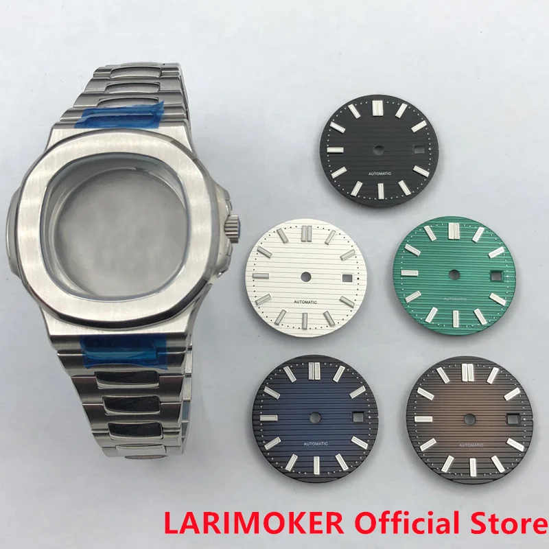 LARIMOKER 39mm Case 29.8MM Dial Fit MIYOTA82 Series ETA 2836 DG MINGZHU2813 PT5000 Automatic machinery 24jewel watch