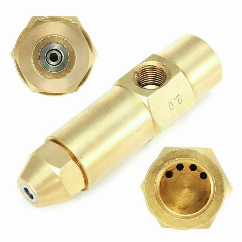 1pcs Waste Oil Burner Nozzle Fuel Burner Gas Burner Nozzle Air Atomizing Nozzle Fuel Oil Nozzle 0.5 0.6 0.8 1 1.2 1.5 2 2.5 3mm