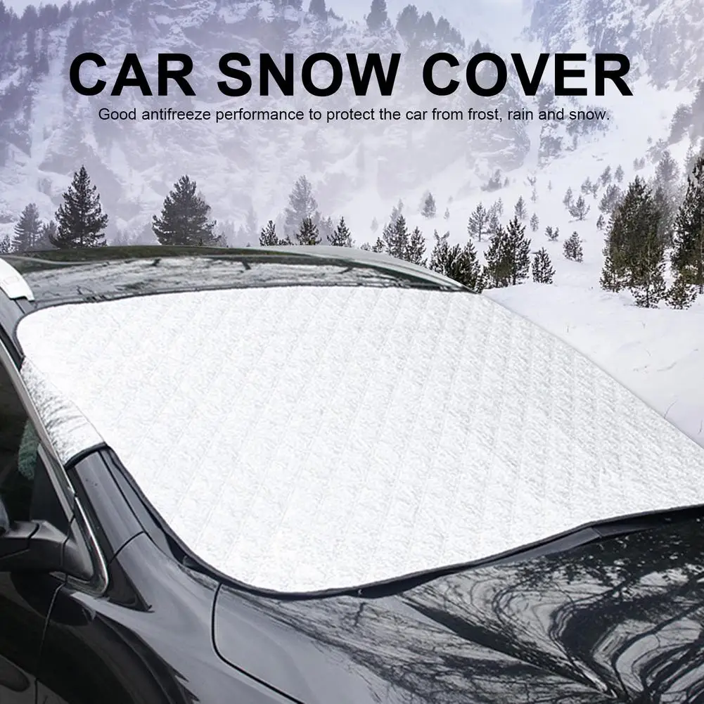 Car Windshield Window Snow Cover Car Snow-blocking Front Gear Sun-proof Heat Insulation Cloth Front Windshield Antifreeze Cover