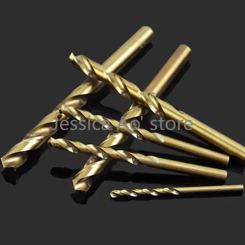 

10pcs 1-8mm M35 Cobalt Bit Metalworking Twist Drill Bits Cobalt Bit Special for Stainless Steel Straight Shank Industrial Drill