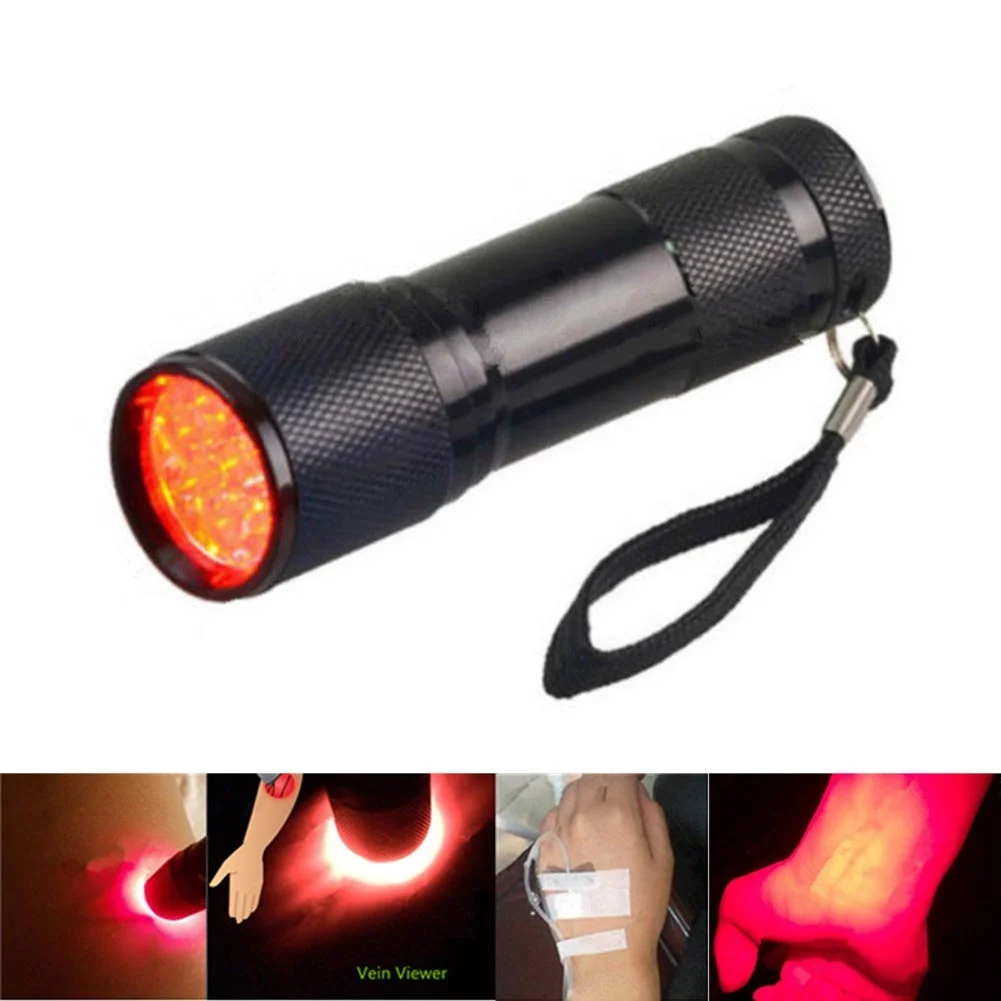 MINI Vein Viewer Infrared Vein Imaging Red Light Torch Pediatric Unit Clinicians Nurses Vein Finder Flashlight UV Disinfection