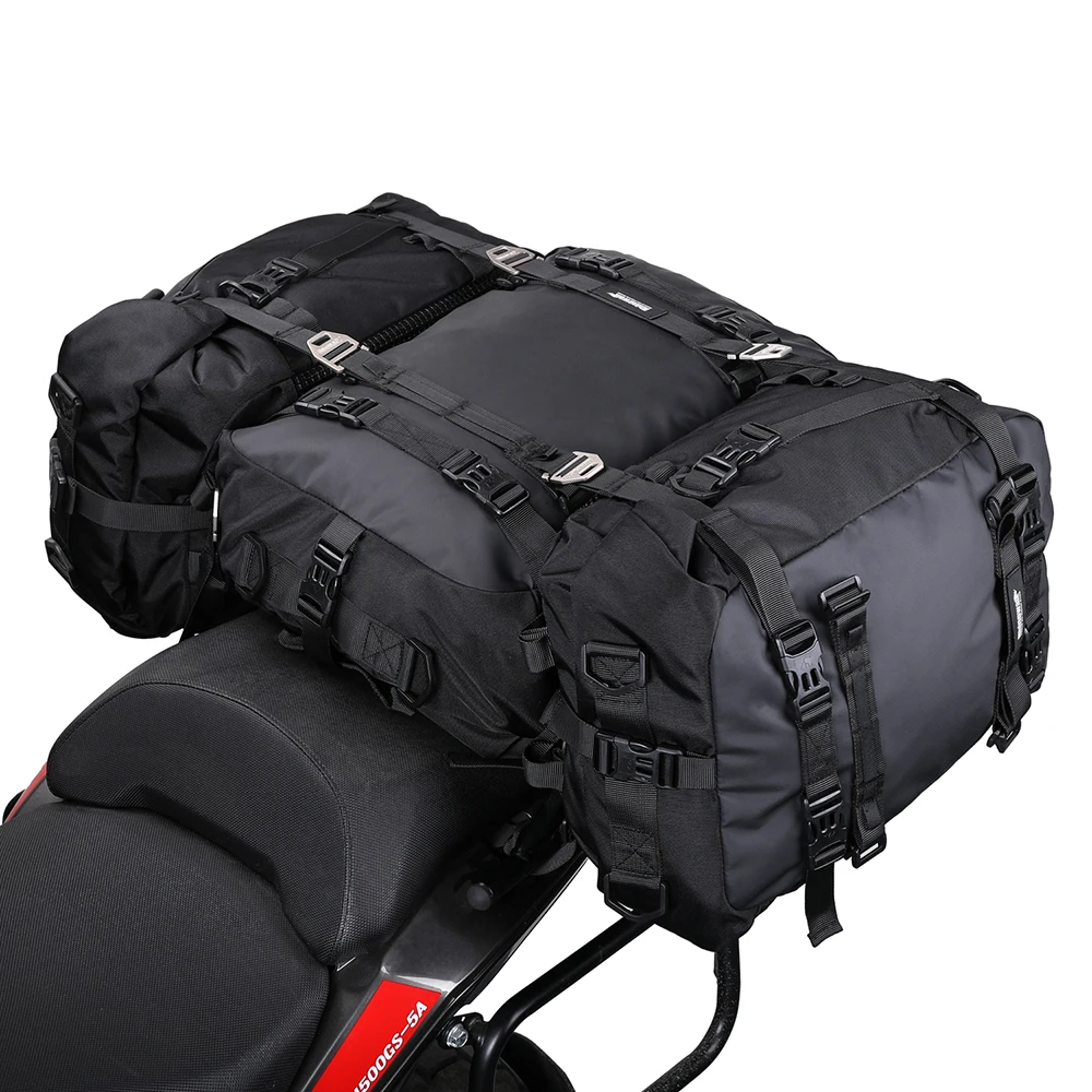 Rhinowalk Waterproof Motorbike Bag 10L-30L MTB Road Rear Rack Pannier Cycling Rear Seat Bag Shoulder Bag Motorcycle Accessorie