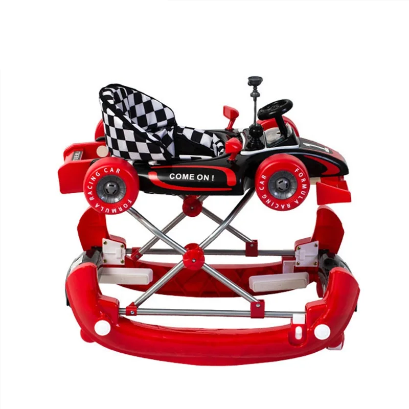 Multifunctional Anti-rollover Baby Walker Push Cart Toddler Walking Car  Folding Trolly Safety Seat Balance Car Kids Scooter