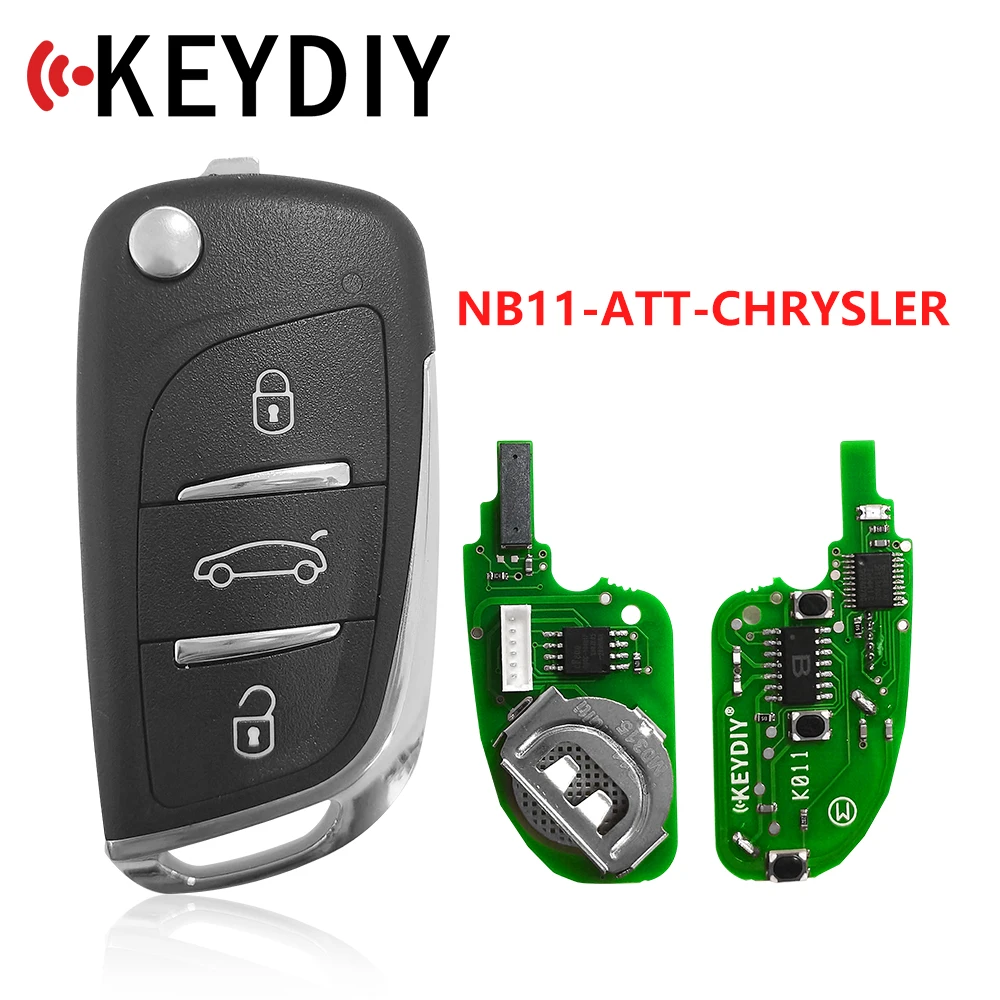 KEYDIY KD Remote NB11 Key 3 Button Remote Control With NB11-ATT-Chrysler Model For Chrysler Jeep Dodge