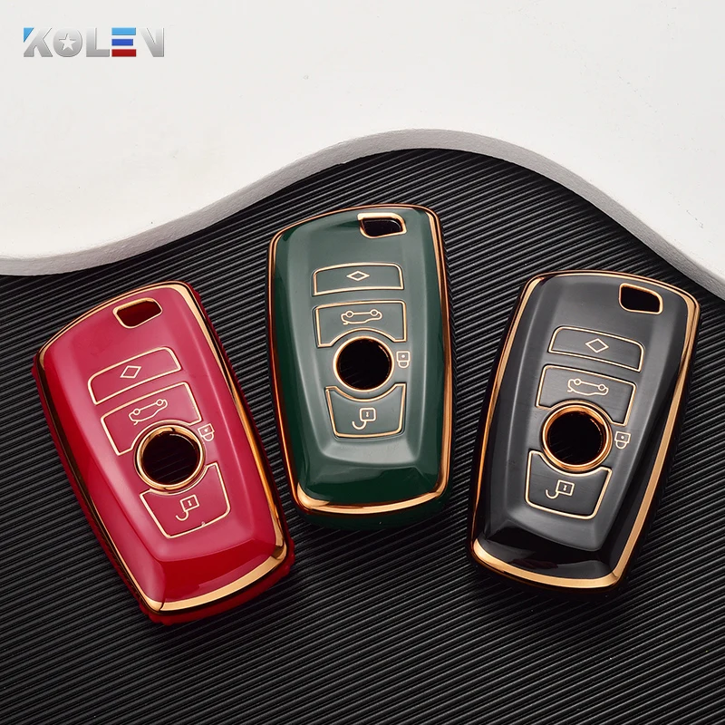 Fashion TPU Car Remote Key Case Cover Shell For BMW 1 3 5 7 Series X1 X3 X4 X5 F10 F15 F16 F20 F30 F18 F25 M3 M4 E34 Accessories