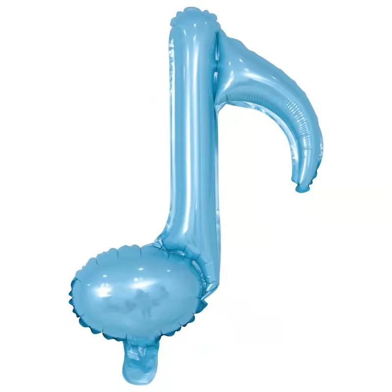 1pcSingle note double note shape concert decoration dress up party arrangement music note aluminum film balloon