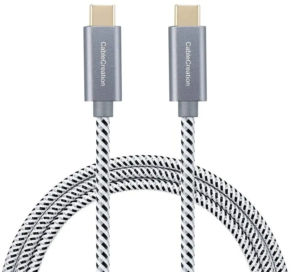 USB C a USB-C Cable 10ft 60W trenzado USB-C Cable 3A carga rápido Compatible con para MacBook(Pro) Galaxy S20/S20 + Ultra/S10/S9