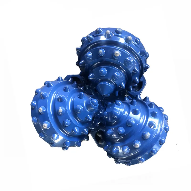9-7/8 pollici tre bit cono TIC tricone bit ad alta velocità di rotazione 637 inserto denti rullo di olio di perforazione bit per acqua di pozzo, di estrazione del carbone