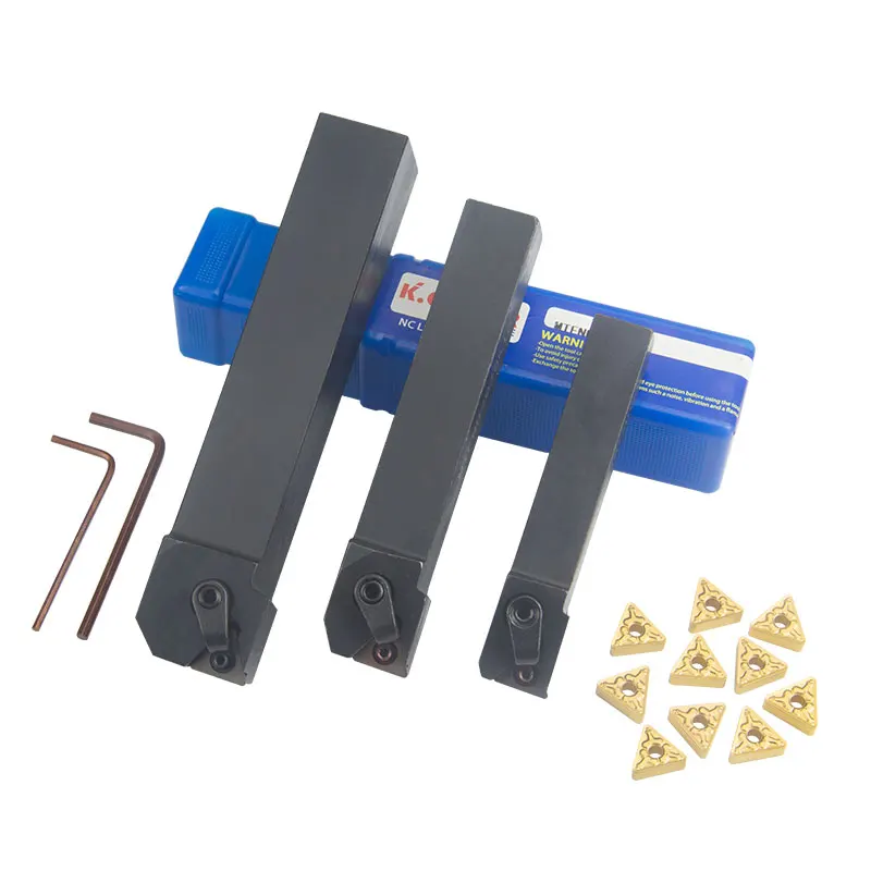 1pc MTFNR/L portautensili per tornitura esterna Inserts Inserts Inserts inserti in metallo duro TNMG16 Set di utensili da taglio per tornio