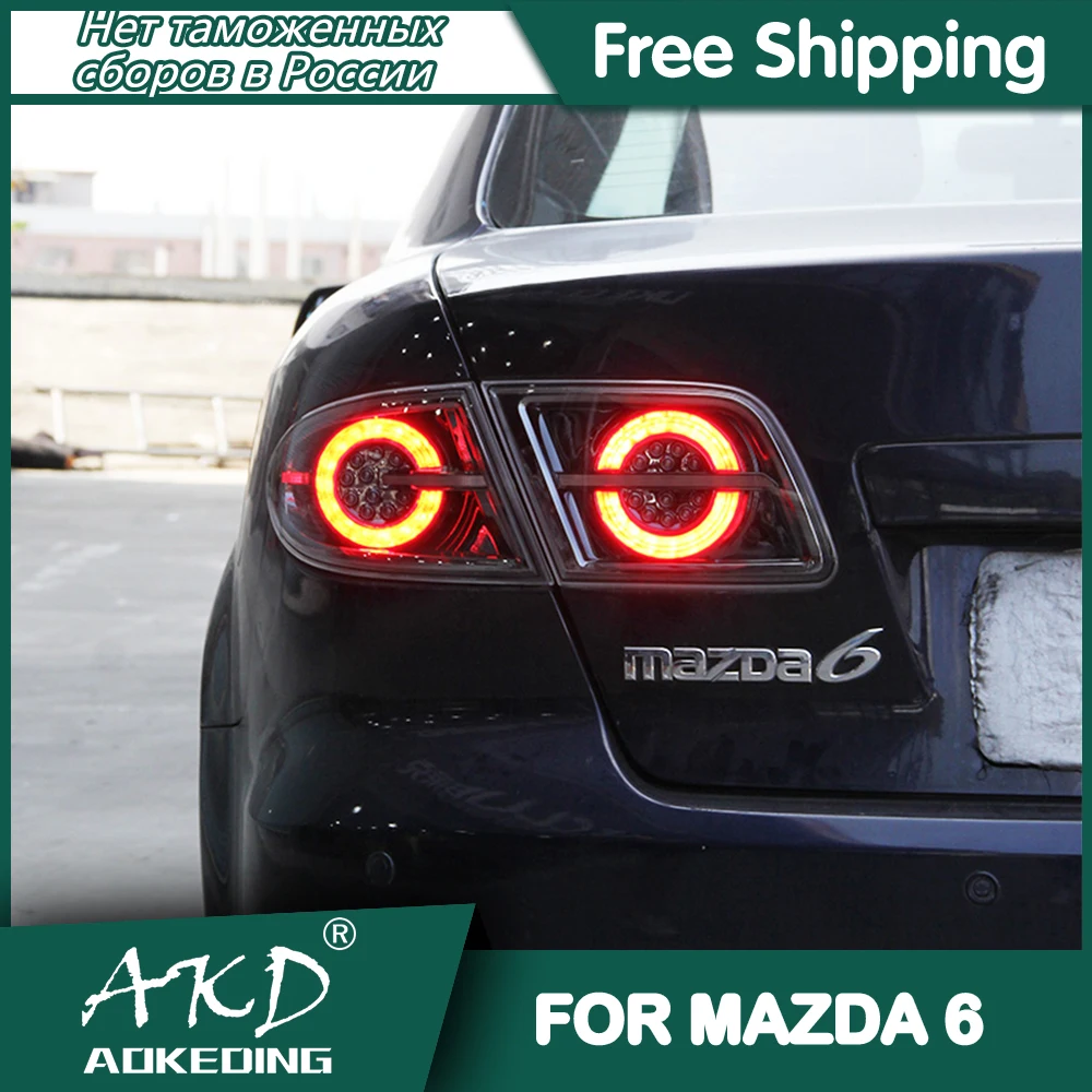 

For mazda 6 Tail Lamp 2004-2012 Led Fog Lights DRL Day Running Light Tuning Car Accessories mazda6 Tail Lights