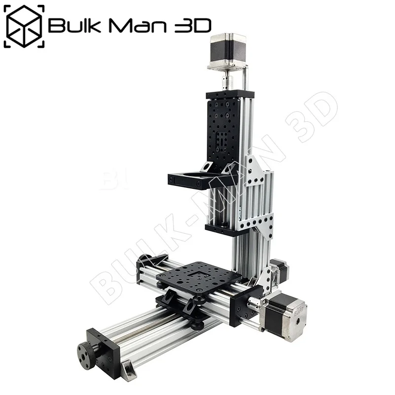 Imagem -02 - Bulkman-máquina 3d Miniatura Moinho Cnc Kit Mecânico Eixos Desktop Faça Você Mesmo Milling Frame 1.26n.m Nema23 Stepper Motors 20