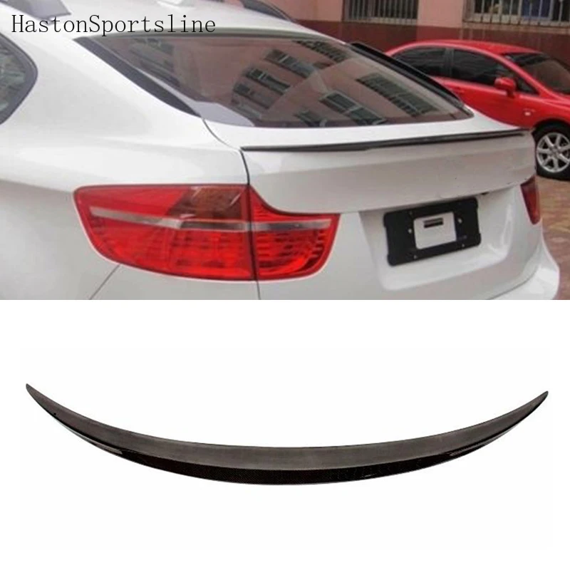 

For BMW X6 E71 Modified P Style Fiberglass Primer Rear Luggage Compartment Spoiler Car Wing 2008~2013