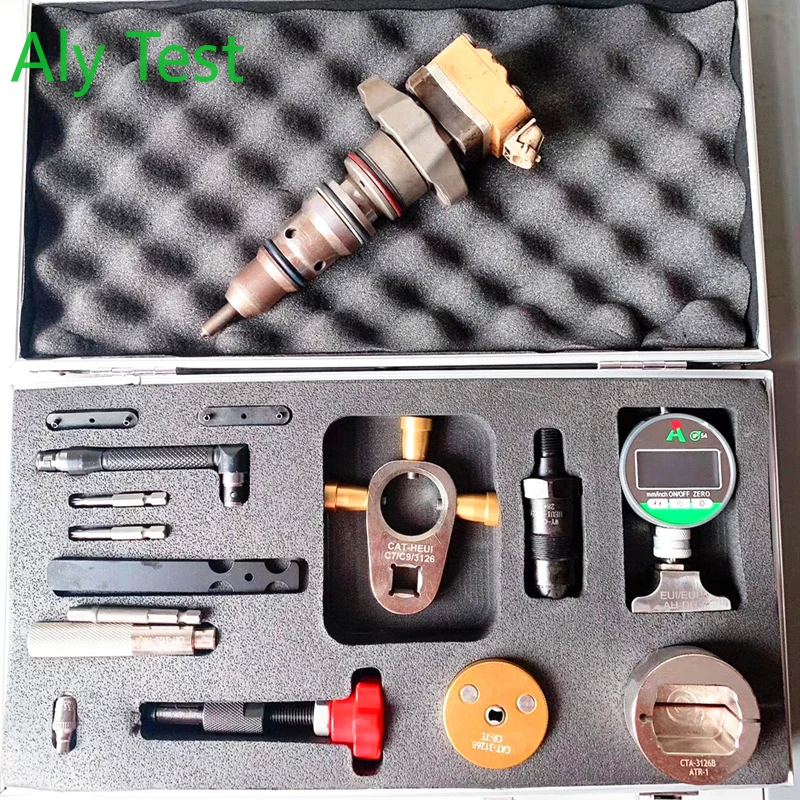 FOR DIESEL COMMON RAIL UNIT INJECTOR CAT HEUI 3126  3126B DISMOUTING DISASSEMBLE  AND CONTROL VALVE MEASURE TOOLS