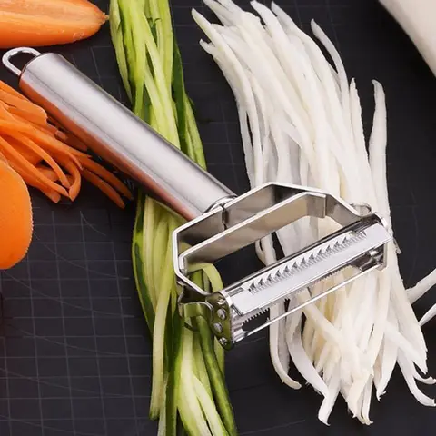 Stainless Steel Vegetable Peeler & Slicer BalmyDays