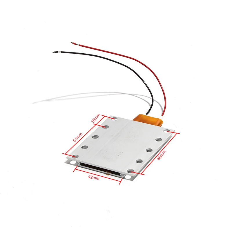 PTC Heating Element 73x63x7mm 24V 60-270 degrees Constant Temperature Aluminum Shell Heater Plate 2pcs