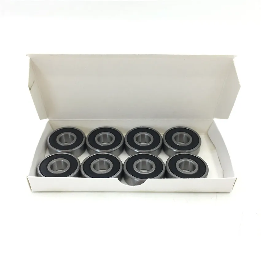 8pc/set Super Fast Precision Skate bearing 608-rs 8*22*7 mm Super reds bearing 608 for Inline skates Skateboard super reds 608rs