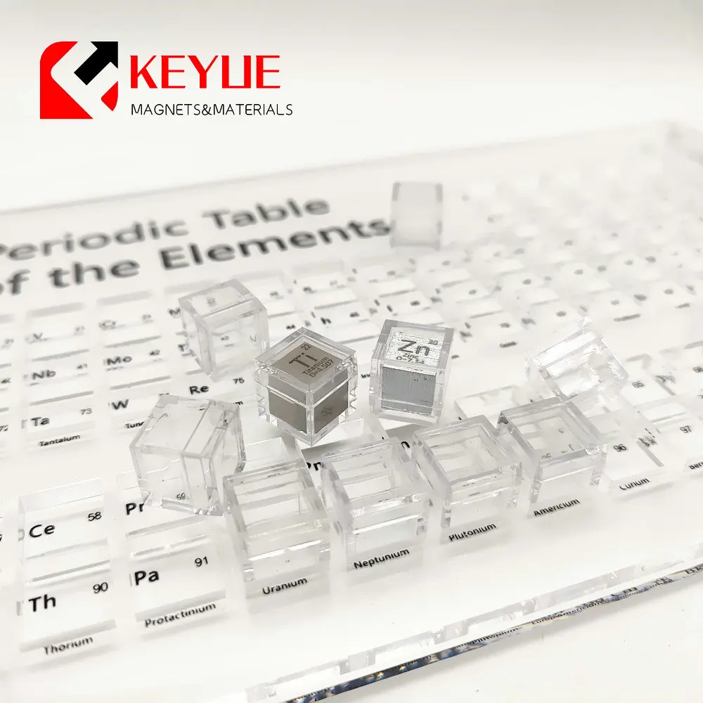 Custodie acriliche per la raccolta di cubi di elementi da 10mm scatole trasparenti di piccole dimensioni 14mm per cubi di scatole di elementi da 10mm