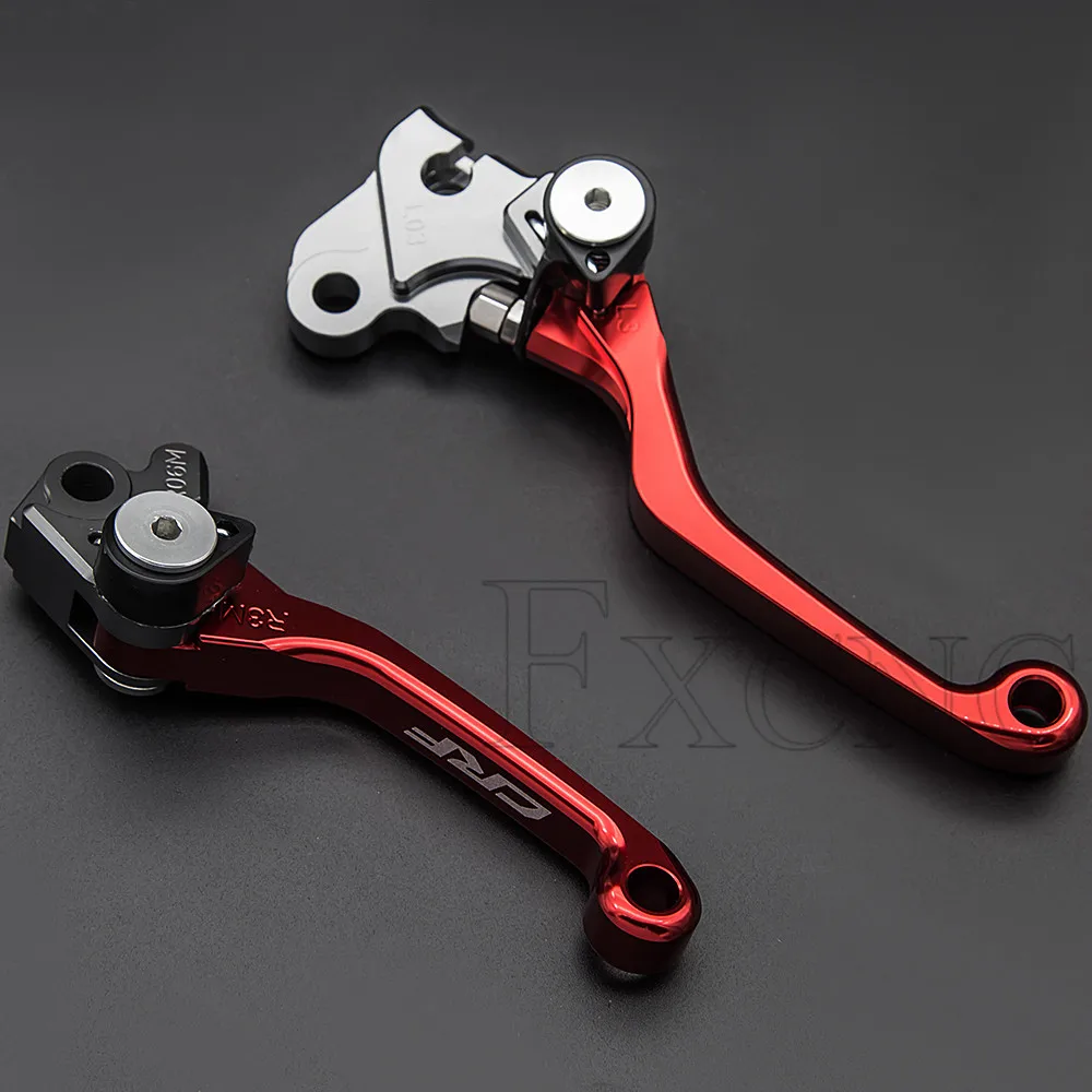 For Honda CRF450R CRF250R 2007-2024 Dirt Bike Pivot Brake Clutch Levers CRF 450R 250R 2019 2018 2017 2016 2015 2014 2013 2012