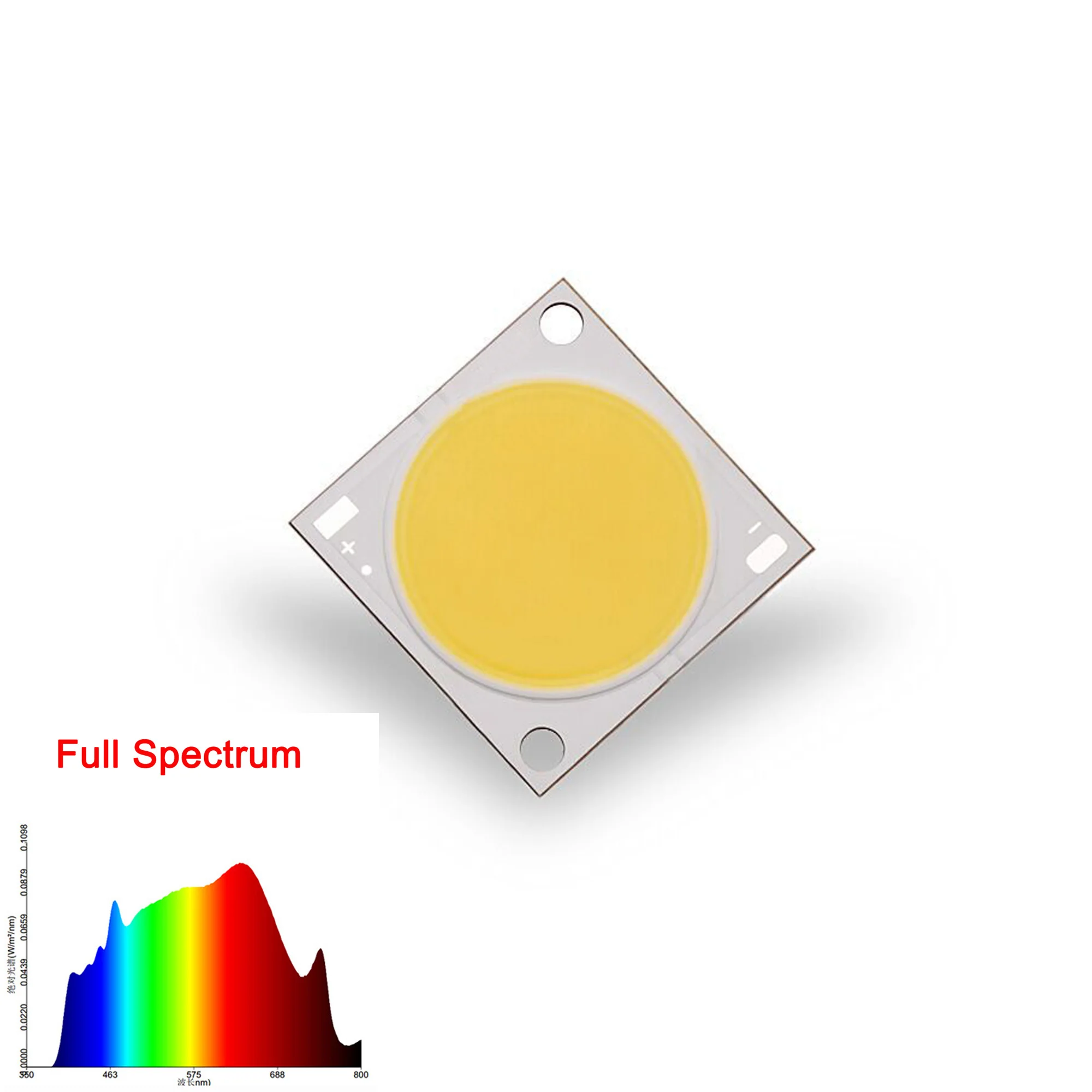 DIY LED U-Home High CRI Ra 95+ Pełne spektrum 380nm-780nm LED COB LED Biała 5000K 100W do projektów LED DIY