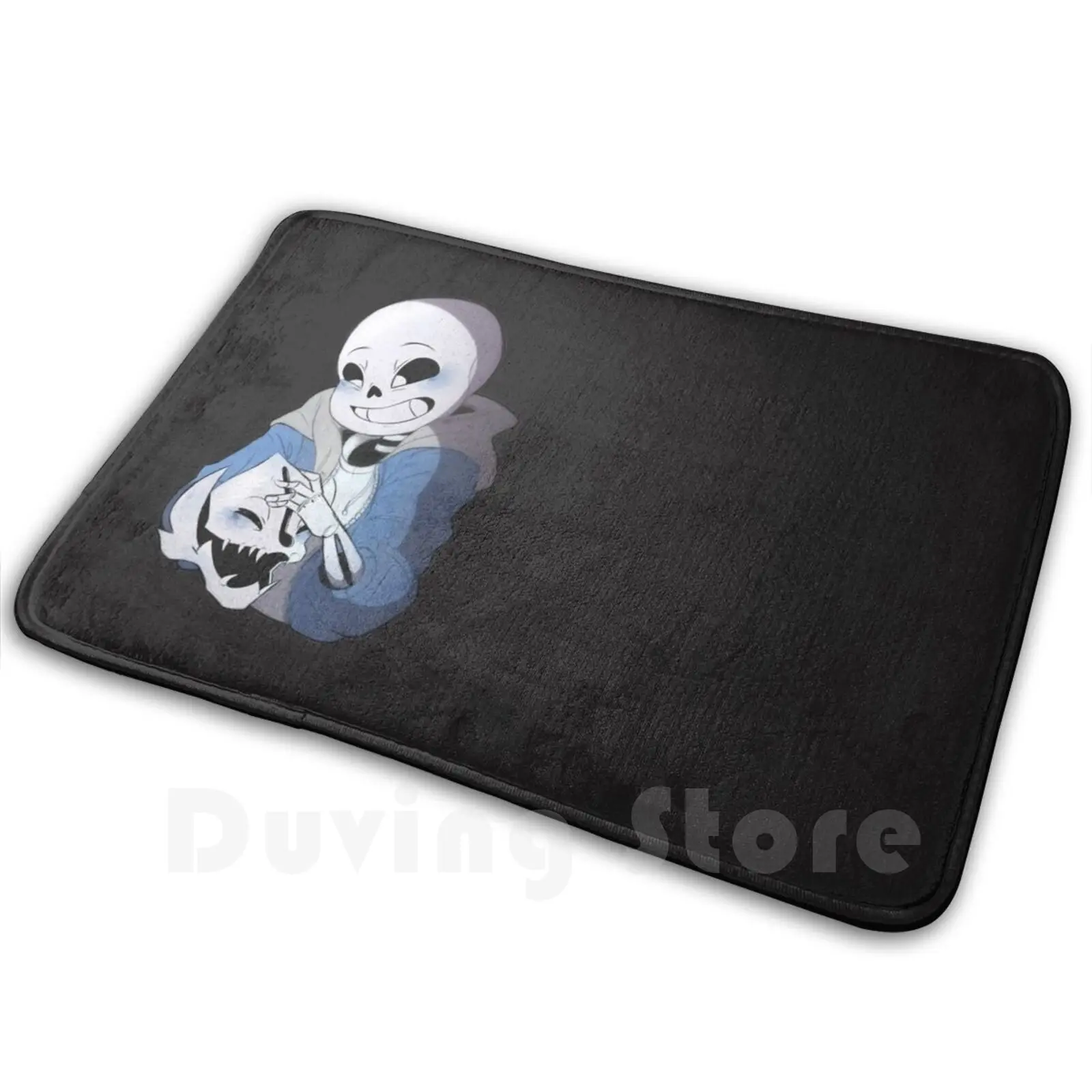 Sans Carpet Mat Rug Cushion Soft Non-Slip Undertale Sans Undertale Gaster Blaster Skeleton Deltarune Comic Sans Sand The