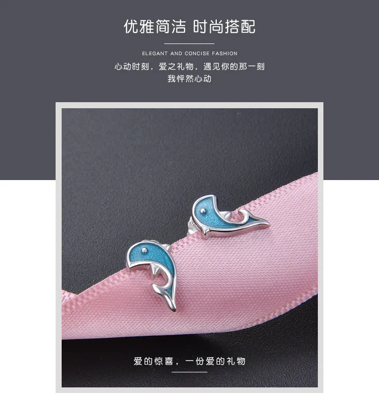 Stud Earrings Oil whale Thomas Style Glam Fashion Good Jewerly For Women,2020Ts Gift In 925 Sterling Silver,Super Deal