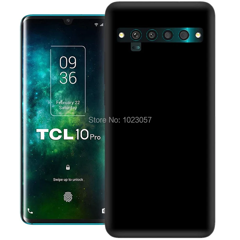 For TCL 10L 10 Pro Soft Case For TCL Plex 360 Full Protection Soft Matte Silicone Cover For TCL 10L 10 PRO