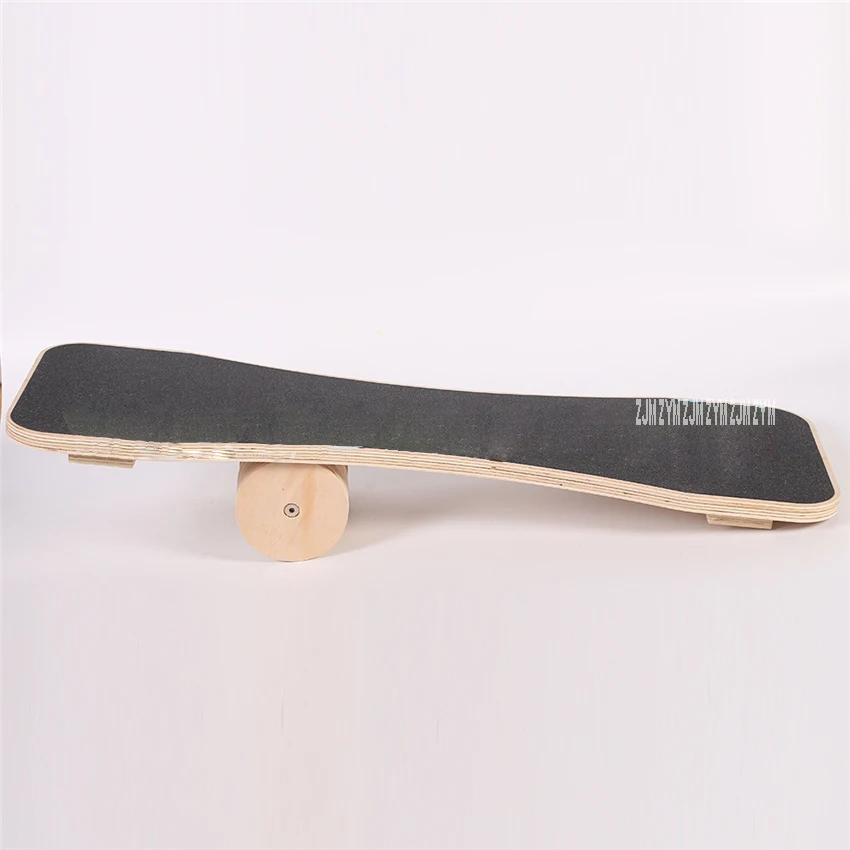 Wooden Yoga Balance Board Home Wood Fitness Board Rehabilitation And Balance Trainer Antiskidding Household Fitness Equipment