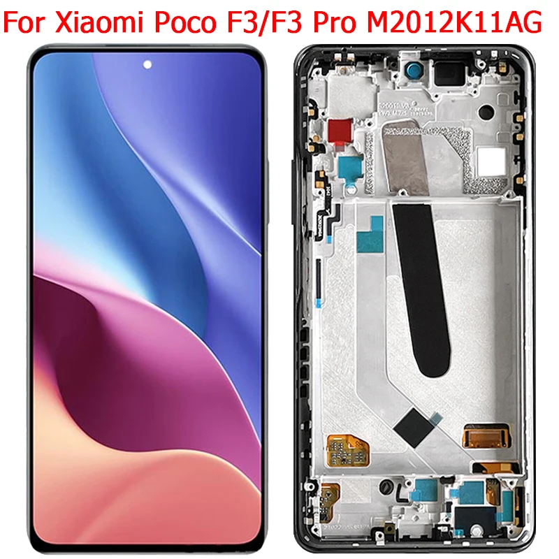 For Xiaomi Poco F3 Pro LCD Display Screen With Frame 6.67\