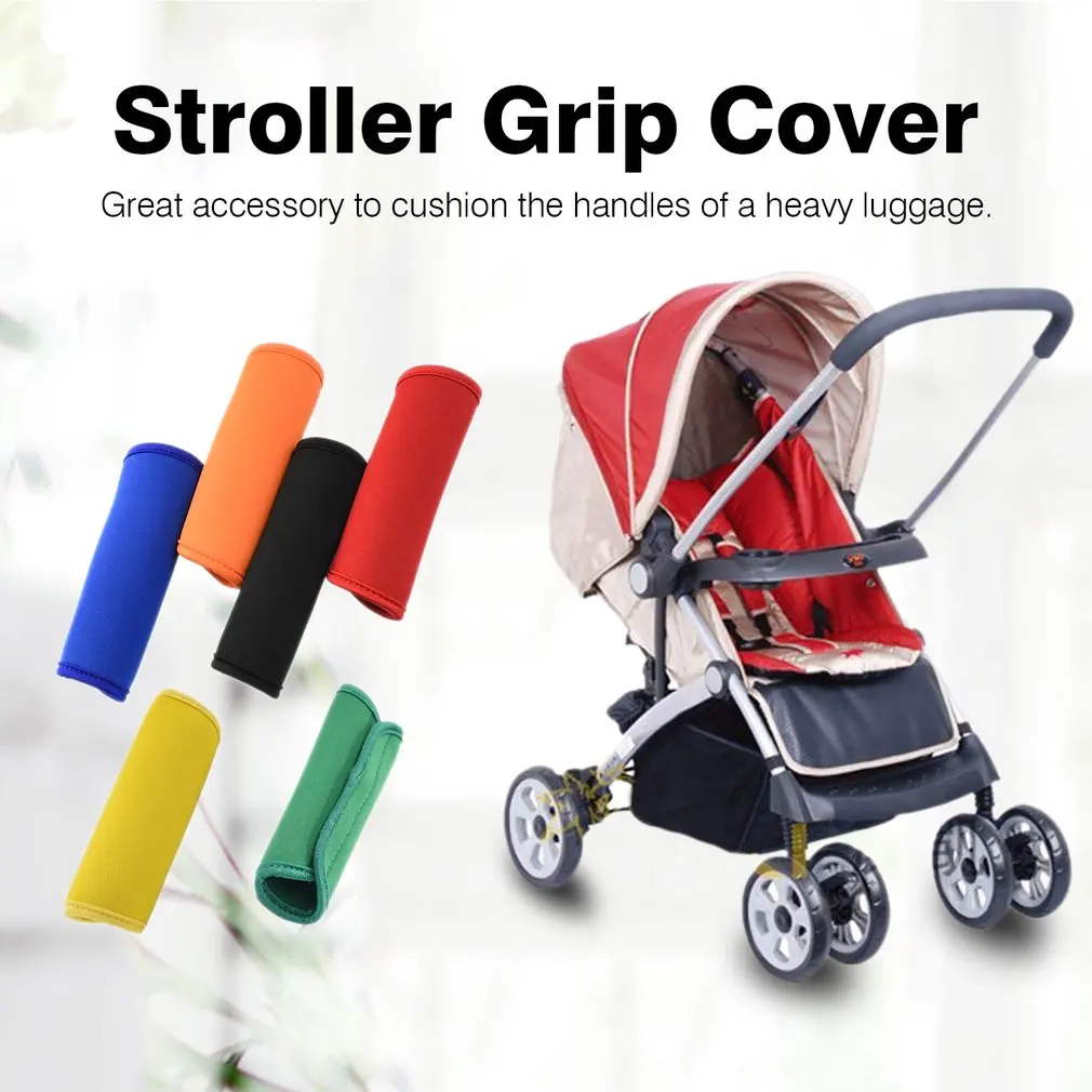 

Comfortable Neoprene Luggage Handle Wrap Grip Soft Identifier Stroller Grip Protective Cover for Travel Bag Luggage Suitcase