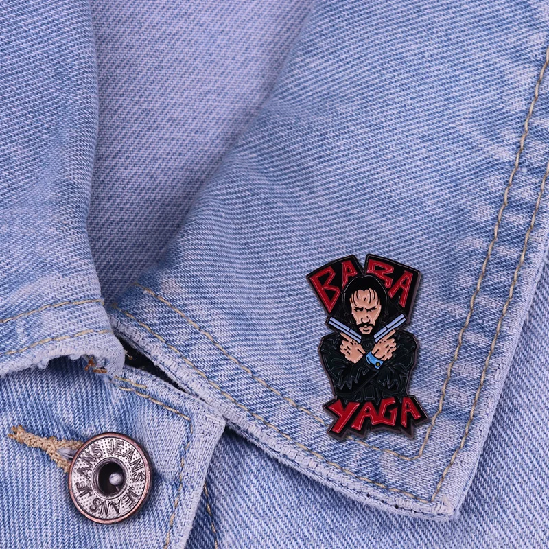 John Wick Baba Yaga Lapel Pin Movie Fans Great Collection