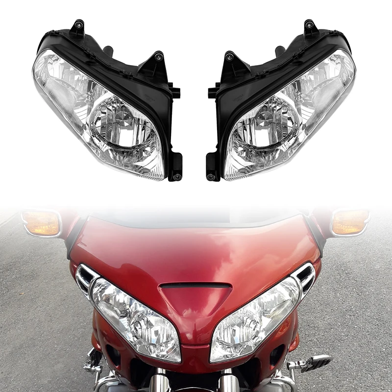 Motorcycle Headlight Assembly Head Light Lamp For HONDA GL1800 GOLDWING 1800 2001-2011 2008 2009 2010