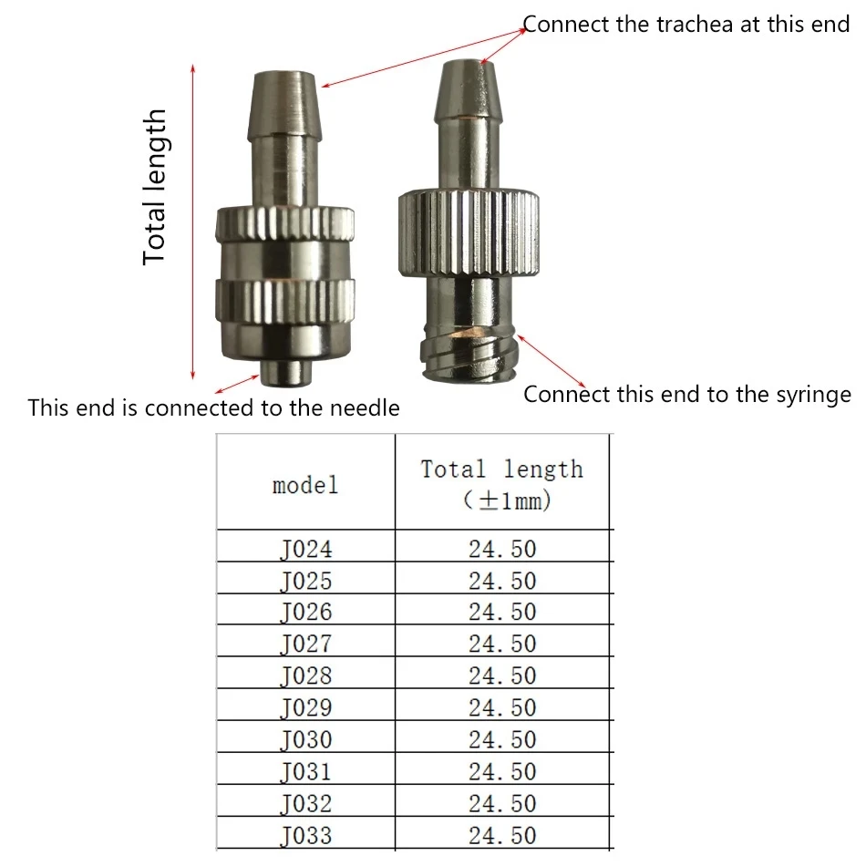 Air Valve Pipe Dispensing Glue Subpackaging Syringe Barrel Luer Lock Adapter Fitting Connector  Metal Nickel Plated Brass