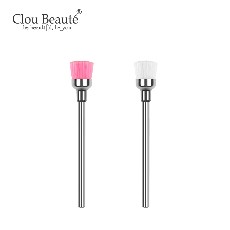 Clou Beaute เล็บ Professional เล็บเครื่องมือเจาะไฟฟ้าทำความสะอาดหนังกำพร้าโรตารี่สำหรับเล็บแปรงทำความสะอาดเล็บ