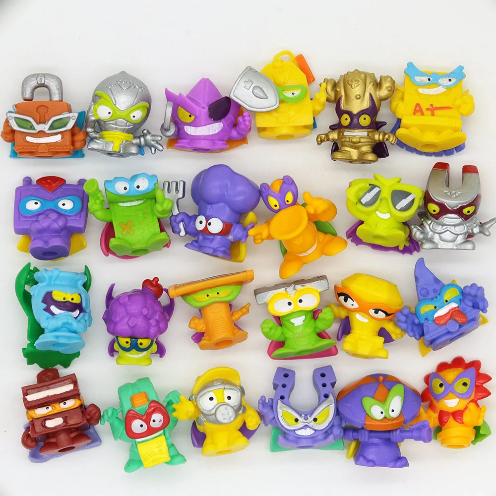 Wholesale 100 Pcs Mixed Superzings Superthings Action Figures 3 CM Super Zings Garbage Truck Toy  Collection Toys Model