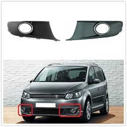 Auto Copertura Della Luce di Nebbia Per VW Touran MK2 Facelift 2011 2012 2013 2014 2015 Auto-Styling Anteriore Fendinebbia Griglia di Copertura Della Luce