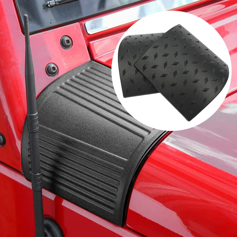 Cowl Body Armor Cover For Jeep Wrangler JK 2007 -2017 Rubicon Sahara Auto Styling ABS Black Left Right Side Accessories