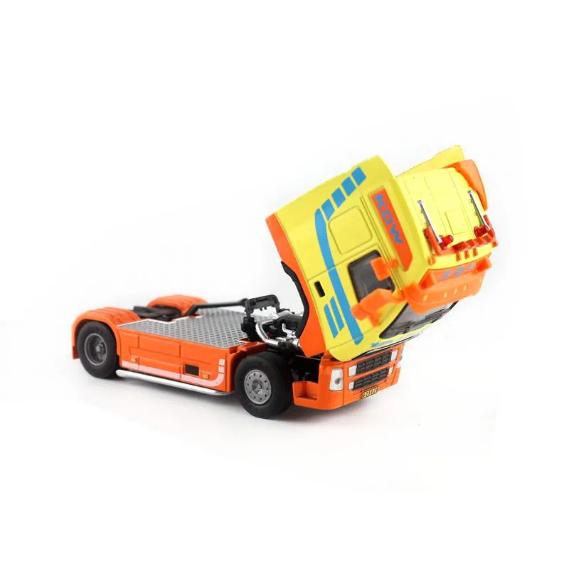 Exquisite original packaging alloy fuel tank truck model,1:50 heavy fuel tank transportation engineering truck toy,wholesale