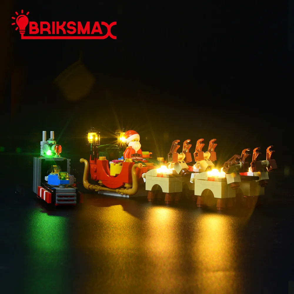 BriksMax Led Light Kit For Christmas Series Compatible With 10249/10245/10254/10259/10263 NOT Include The Model)