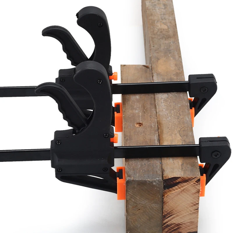 4 pollici 1 pz lavorazione del legno barra di lavoro F morsetto Clip Set duro rapido cricchetto rilascio fai da te carpenteria utensile manuale Gadget