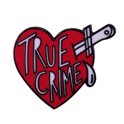 True Crime Brooch We heart true crime, serial killers, and unsolved murders. Does that make us weirdos?