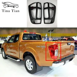 Fit for Nissan Navara NP300 D23 2014-2018 Auto Accessories Black Abs Rear Lampshade