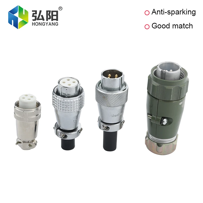 Conector de tomada de aviação de eixo, tomada de 4 pinos, fresadora cnc, adaptador de cabo de tomada de aviação, acessórios diy