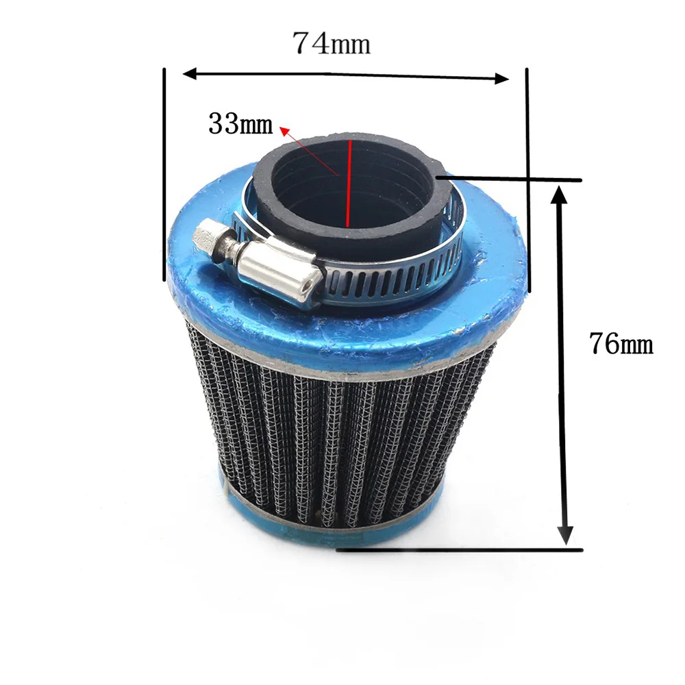 32mm High Performance Motorcycle Air Filter For Scooter Motorcycle Scooter Go Kart ATV Dirt Bike Pit Bike