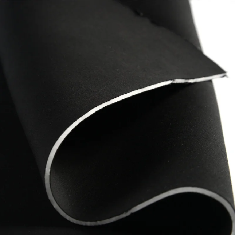 SBR Neoprene Sheet 4 Yards Off- White Stretch Fabric Other Fabric Plain Dyed Knitted Elastic Polyester Spandex / Polyester Warp