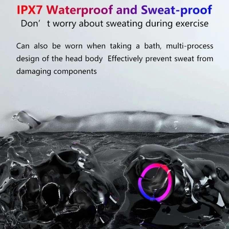 Fones de ouvido bluetooth 5.0 tws com case de carregamento, som 9d stereo, à prova d'água, bateria 3000mah