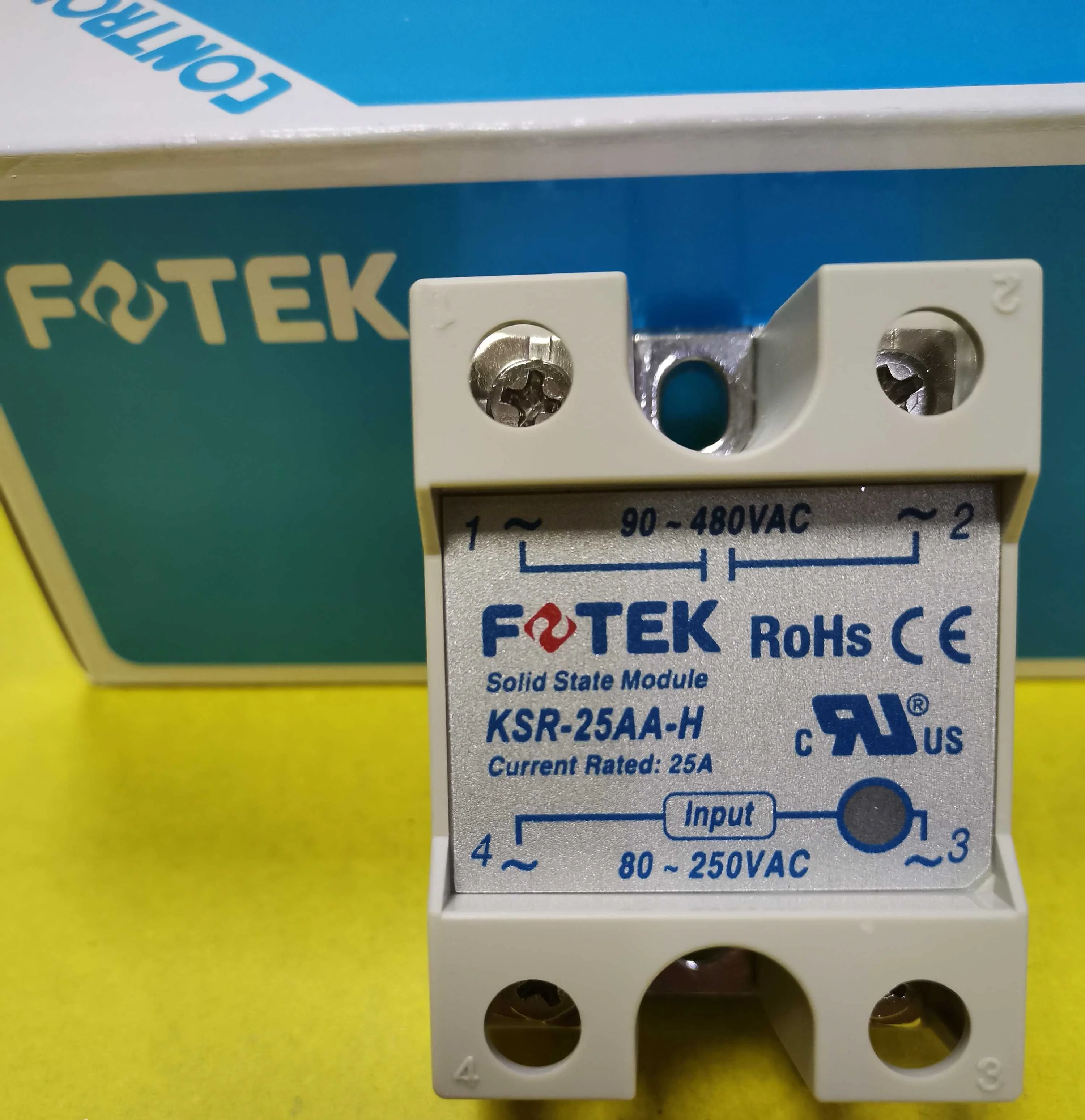 

KSR-25AA-H новый оригинальный тайваньский модуль FOTEK SCR экономичное твердотельное реле
