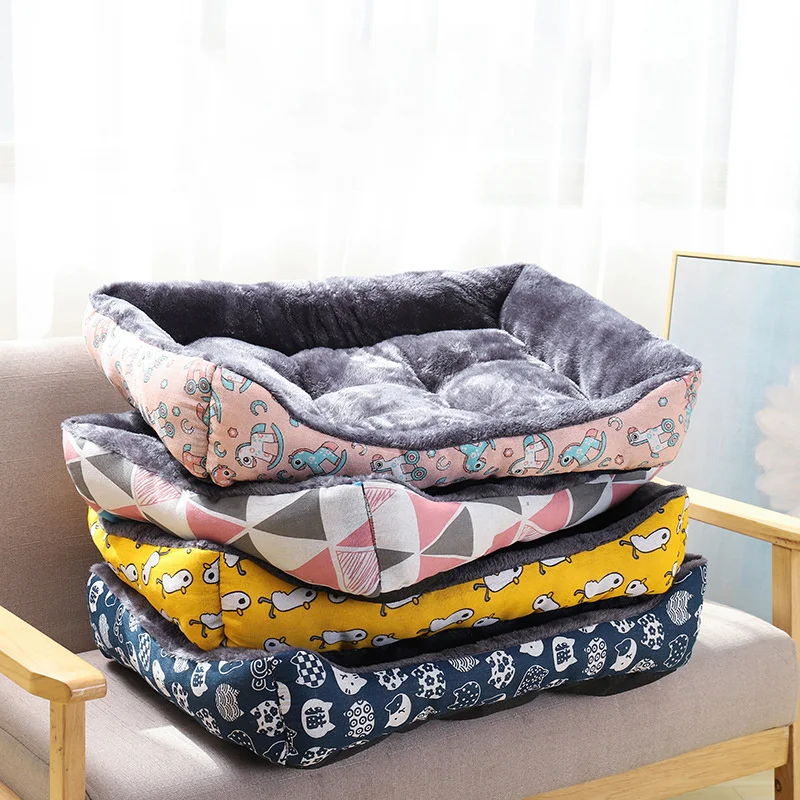 

Pet Dog Bed Sofa Mats Pet Products Animals Accessories Dogs Basket Supplies of Medium Small House Cushion Cat Bed