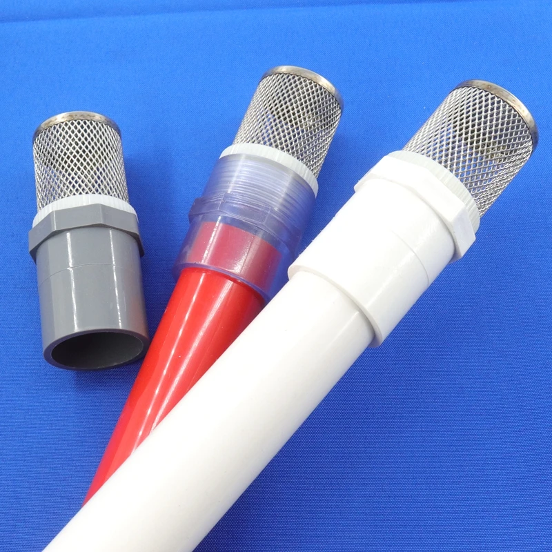 20~50mm PVC UPVC Pipe Connectors Set Aquarium Water Tank Water Pump 304 Stainless Steel Filter Garden Drip Irrigation Filter